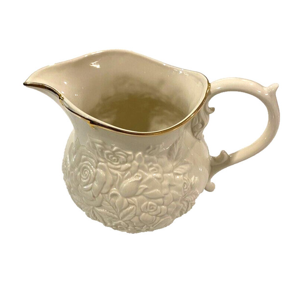 Lenox Water Pitcher Conforti Collection 24K Gold Trim 6" - Picture 4 of 6